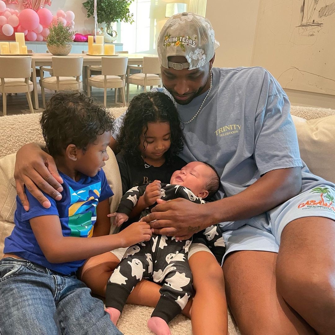 Photos from Khloe Kardashian and Ex Tristan Thompson's Family Photos With True and Tatum